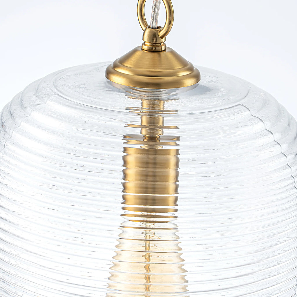 1-Light Dimmable Glass Farmhouse Pendant G19976