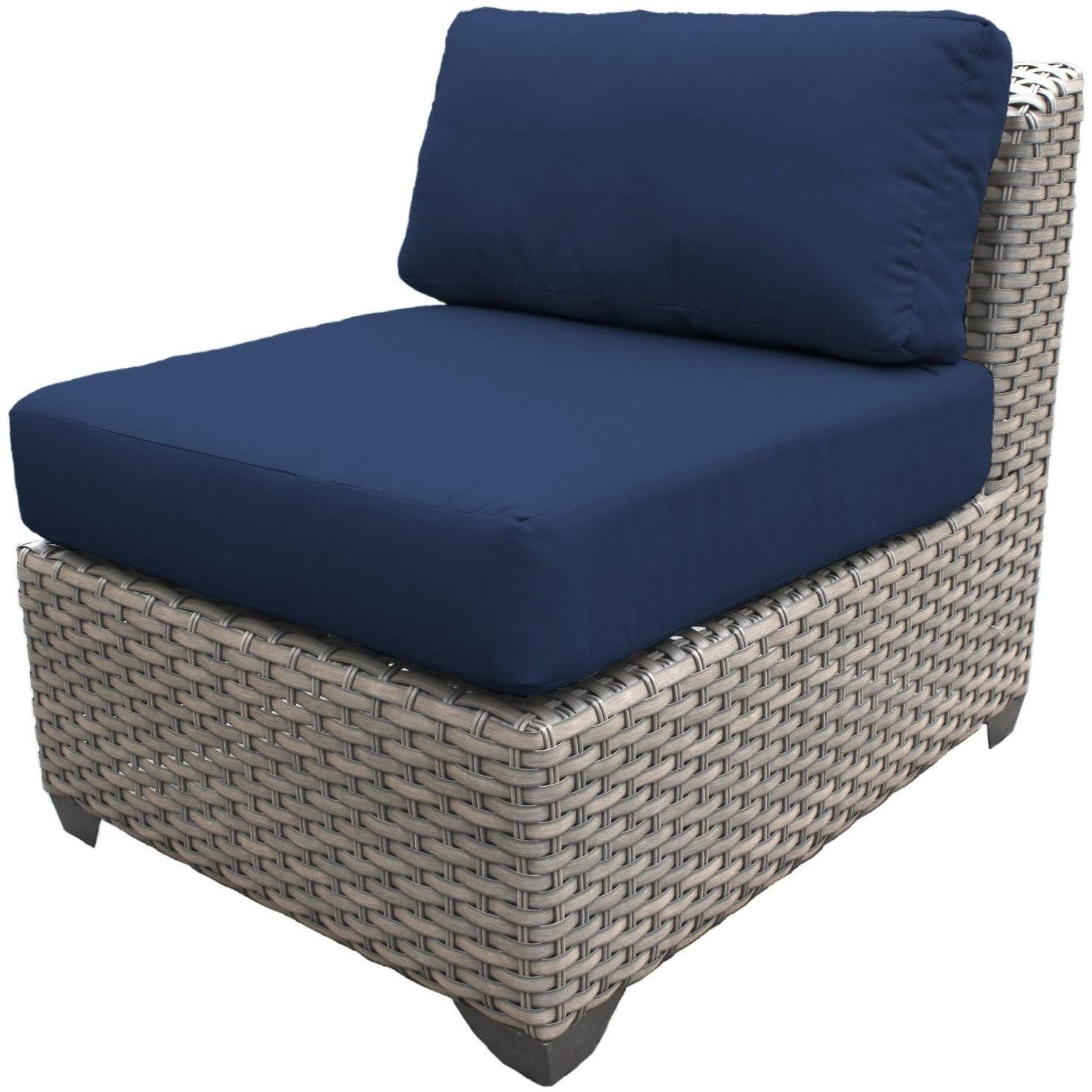 Navy Ottoman Q3431