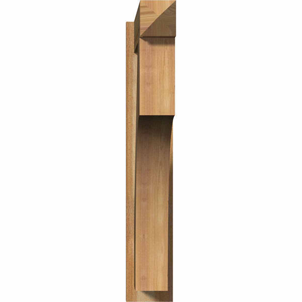 6x22W x 28x22D x 36x22H Western Red Cedar Arts and Crafts Outlooker F183714