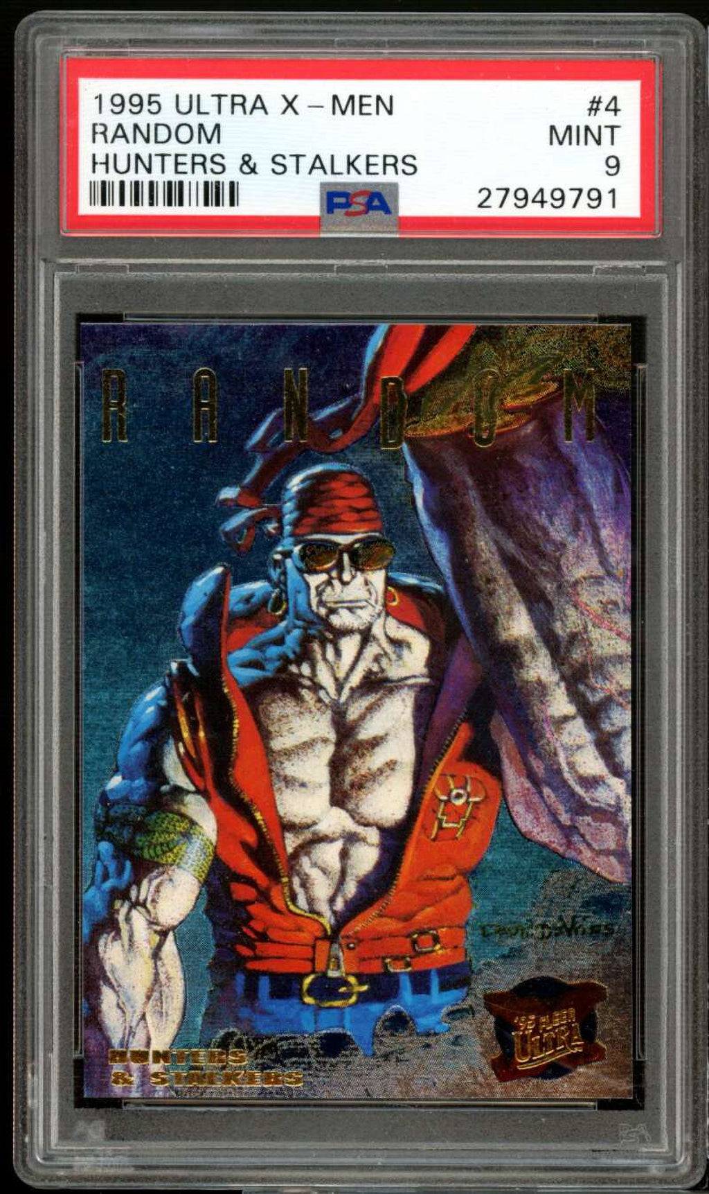 1995 Ultra X-Men #4 PSA 9 Card M4150