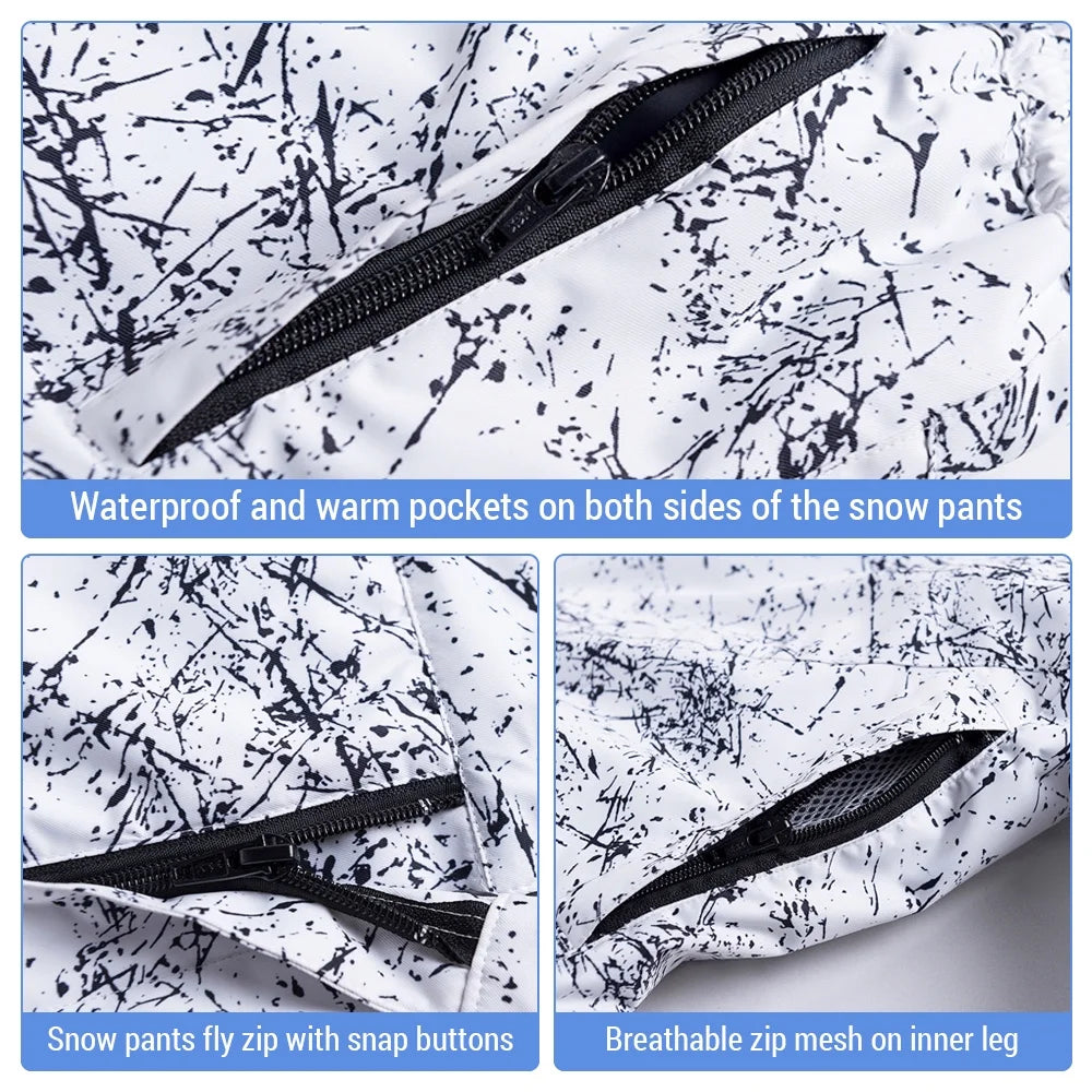 Waterproof Warm Ski Pants H9799