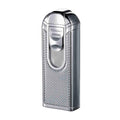 White Carbon Fiber Chrome Table Lighter S169879