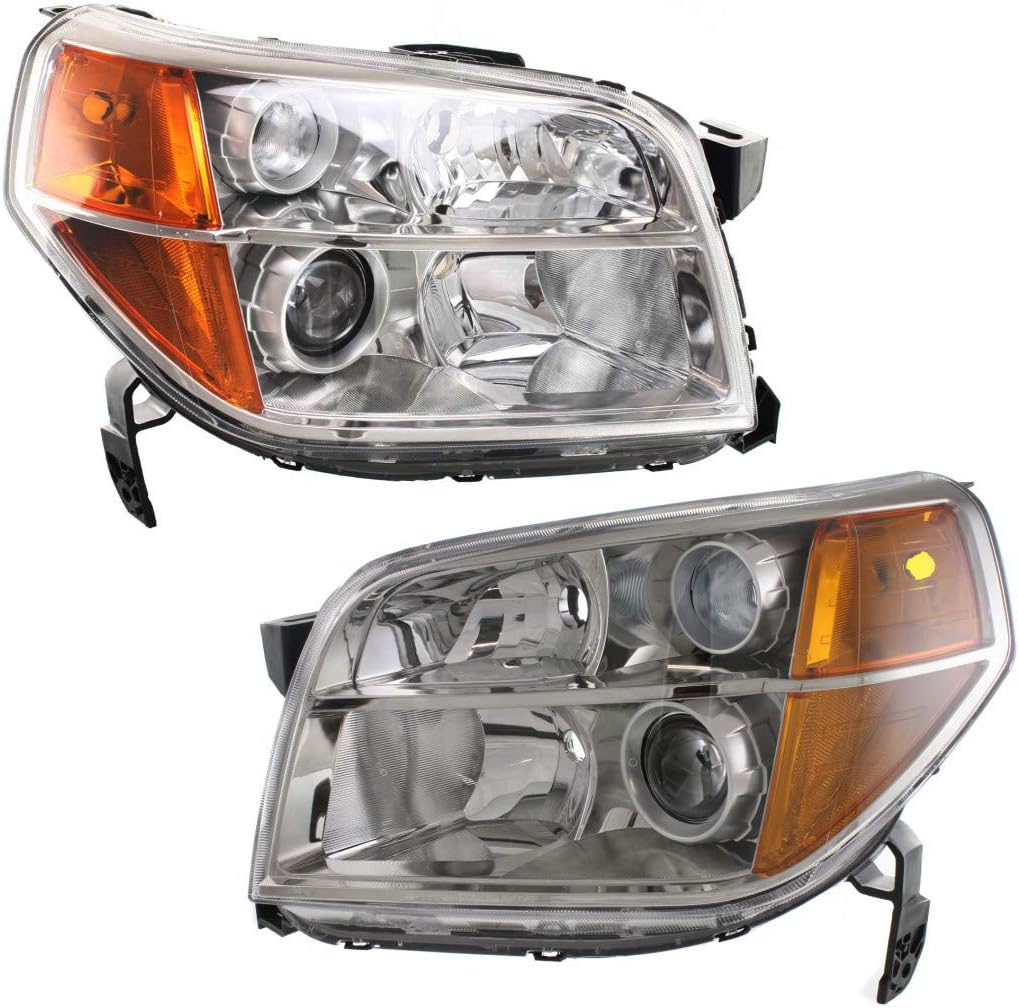 Headlight Assembly Unit Pair for Honda Pilot 2006 2007 2008 D395