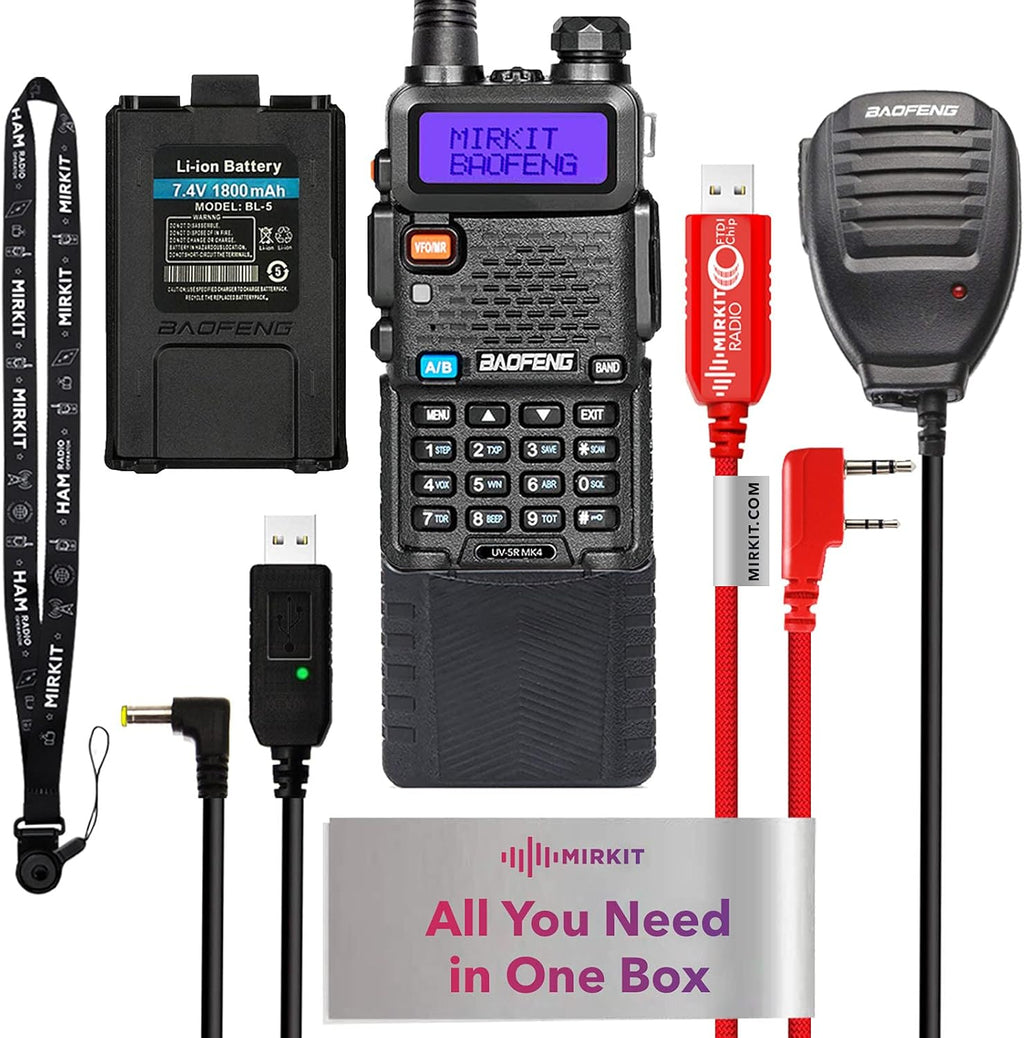 UV-5R MK2 5 Watt Dual Band Ham Radio Pack of 2 U859721