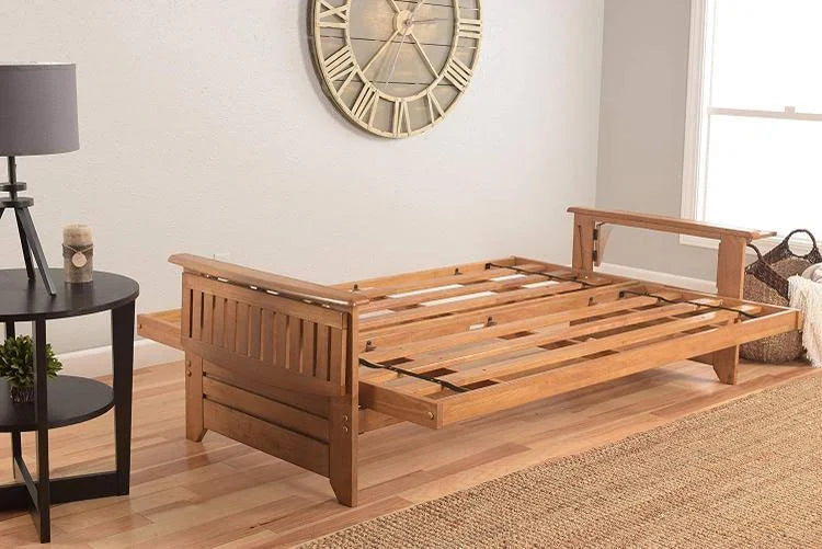 Full Futon with Suede Olive Mattress A893100