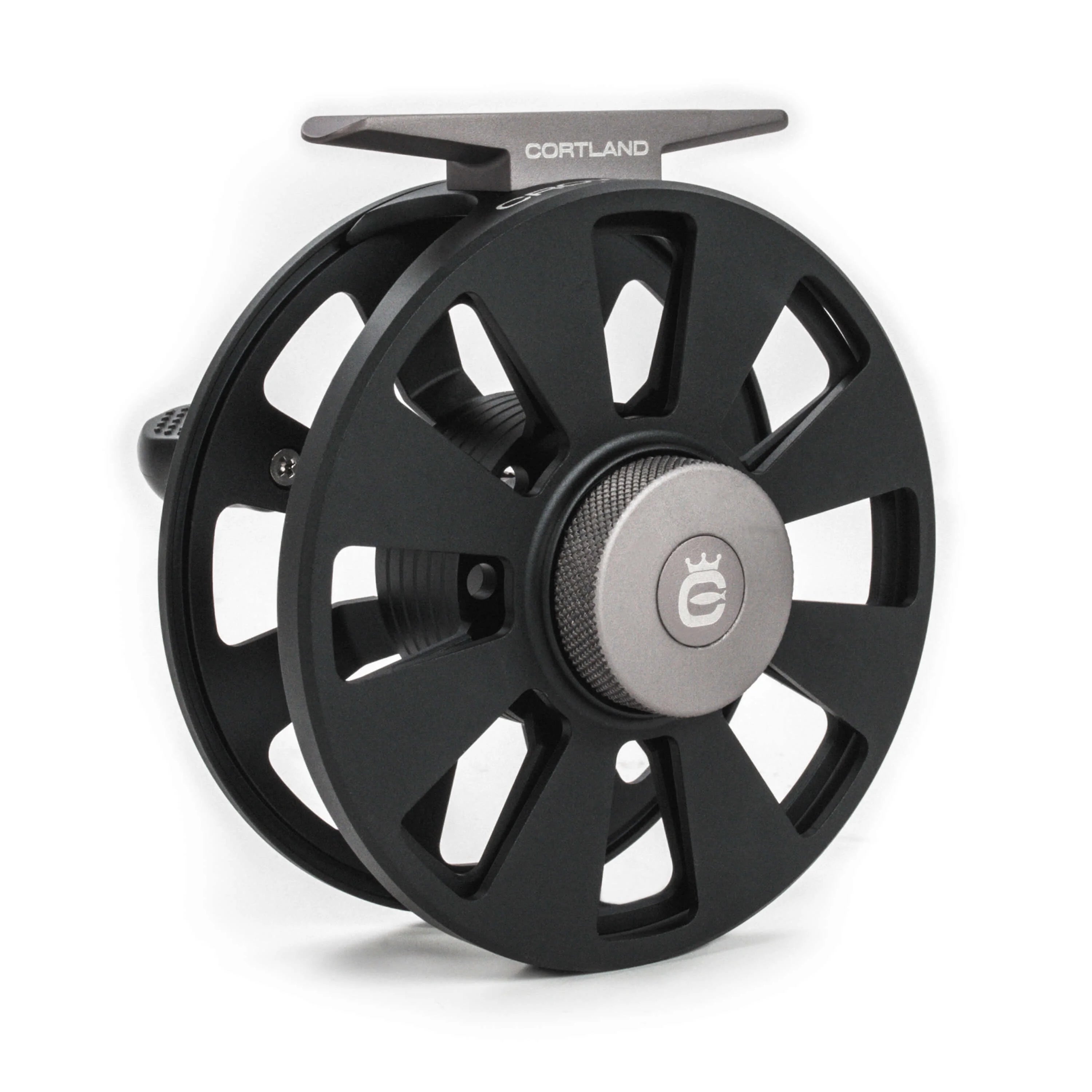 Cortland Crown Series Fly Reel, Disc Drag-Machine Anodized - 3/5 F157