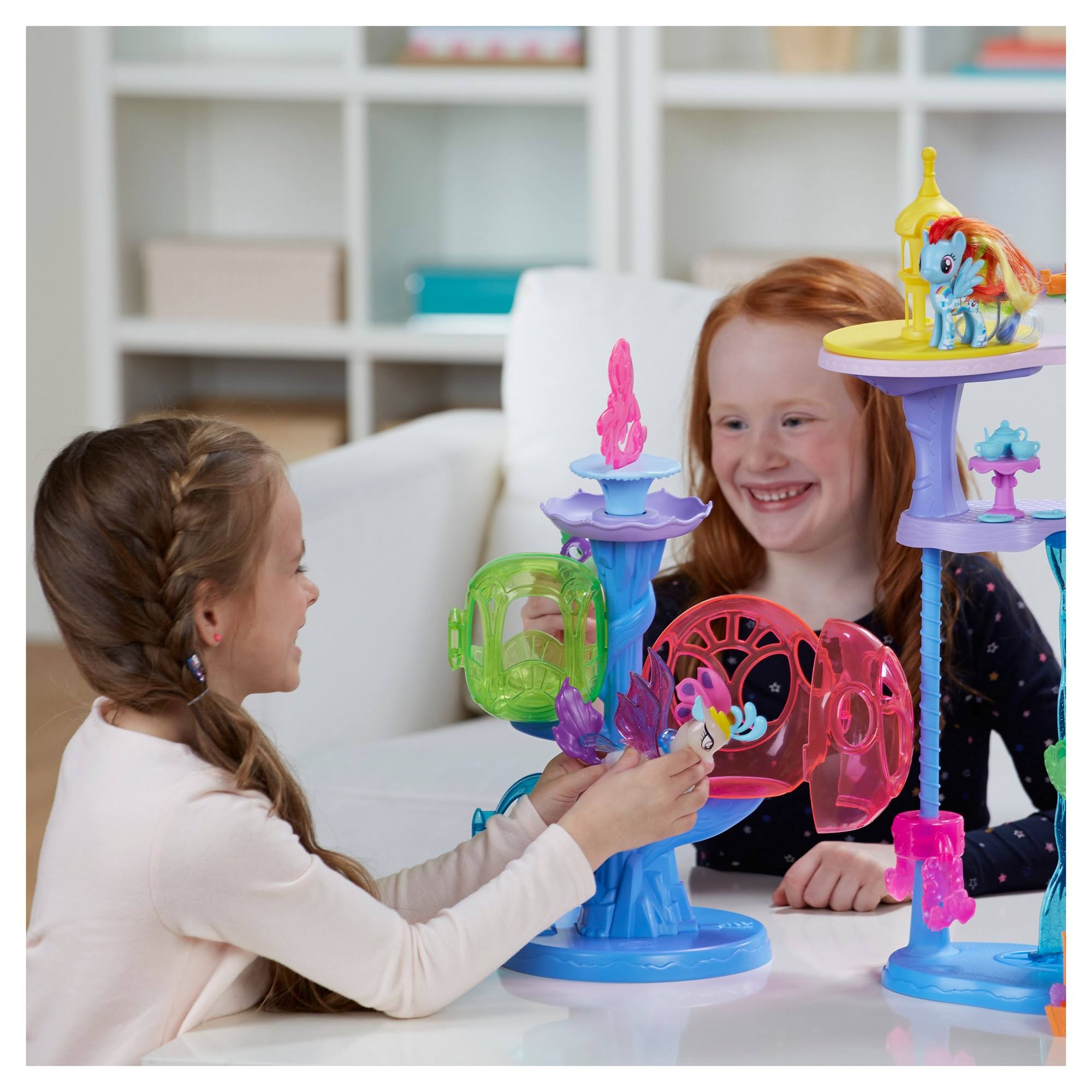 Canterlot & Seaquestria Castle with Light-Up Tower O17939