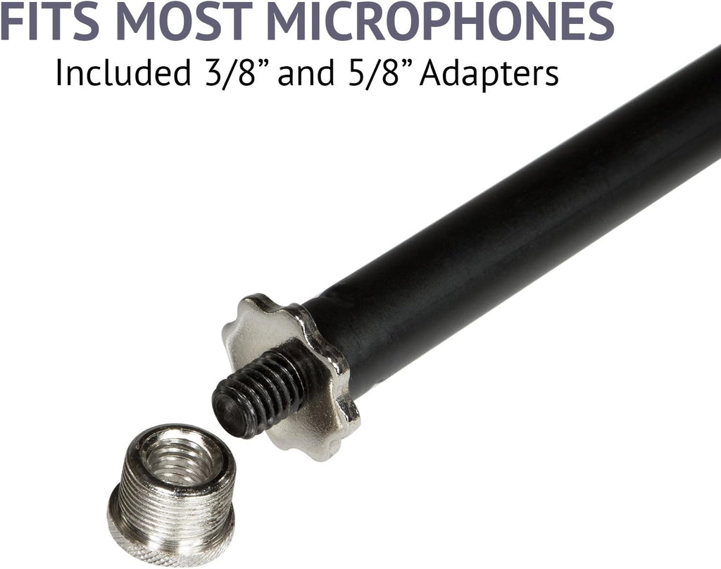 Heavy Duty Microphone Stand with Rolling Caster Wheels U505