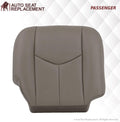 Passenger Synthetic Leather Seat Cover in Pewter Gray A590