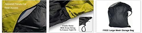 Yellow/Black Trailerable Jet Ski Cover with Trailer Straps and Storage Bag J8074