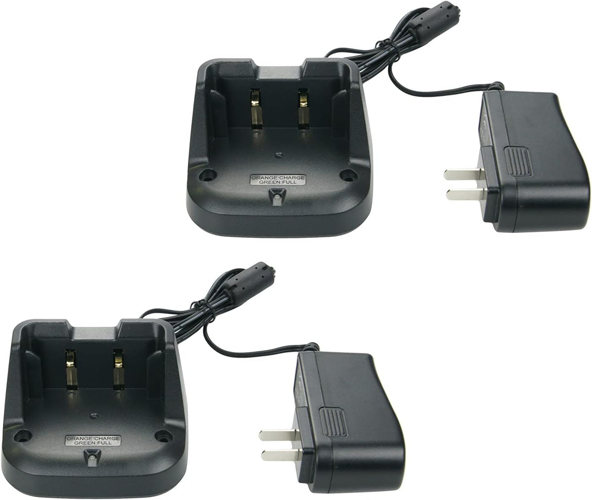 Battery Charger Base for YAESU Two Way Radio, 2 Pack U382