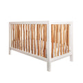 Convertible Crib (Acacia/Snow) Z243