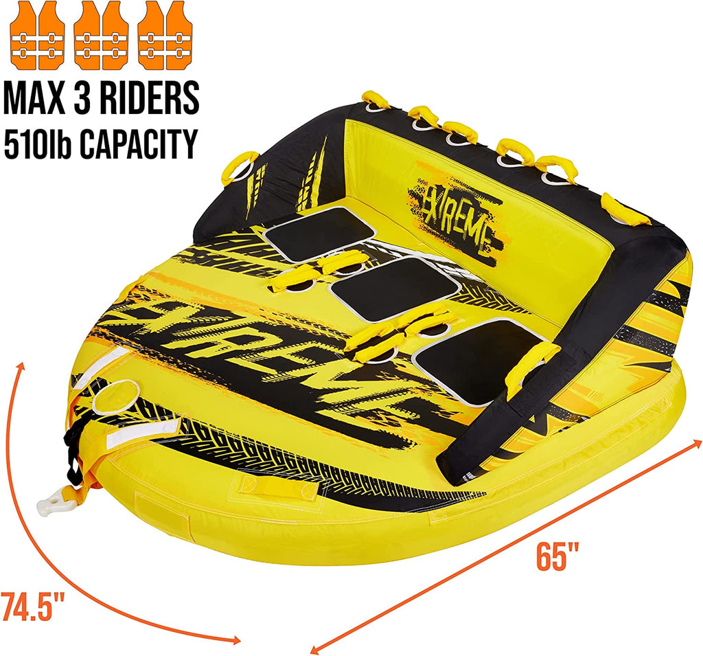 2 & 3 Person Towable Inflatable Water Tube N1845