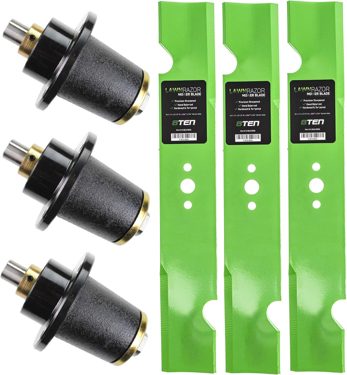 Spindle Notched Air-Lift Blade Kit W600