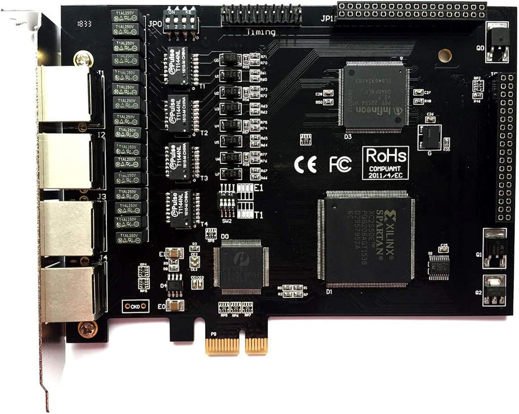 4 Port E1/T1 PCI-E Card W232