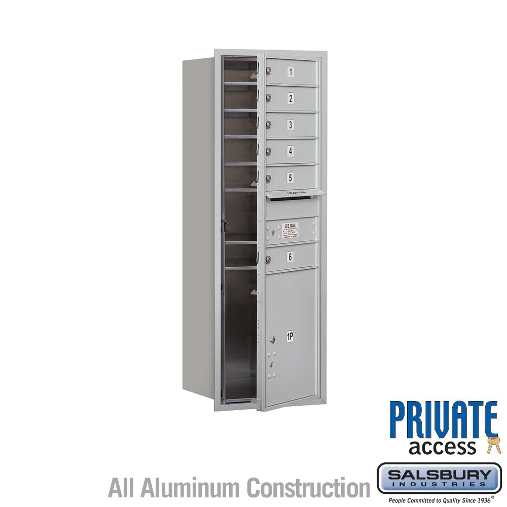 4C Horizontal Mailbox, Aluminum W92548