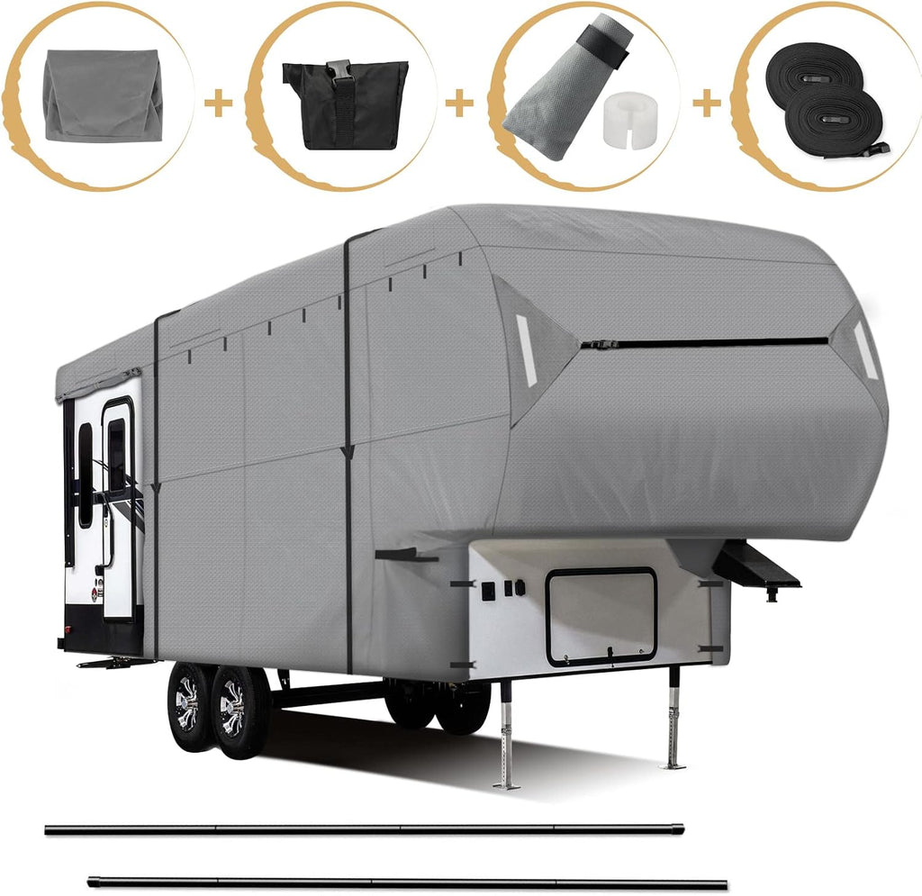 5th Wheel RV Cover Fits 33'-37' Motorhome Camper E22349