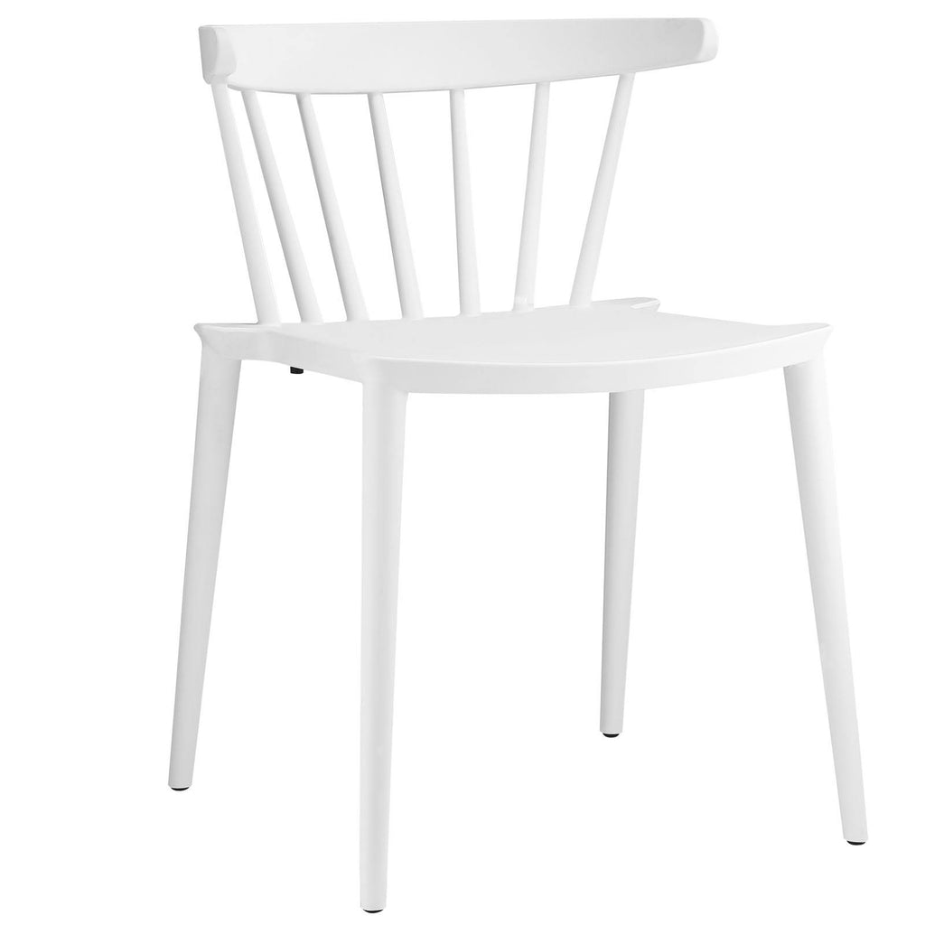 White Spindle Dining Side Chair K601243