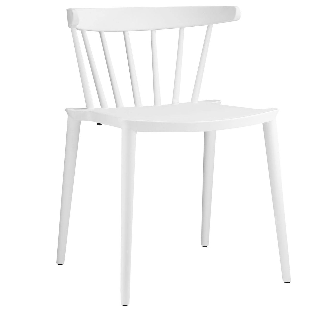 White Spindle Dining Side Chair K601243