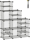 White Pack of 2 Wire Cube Storage Organizer B810
