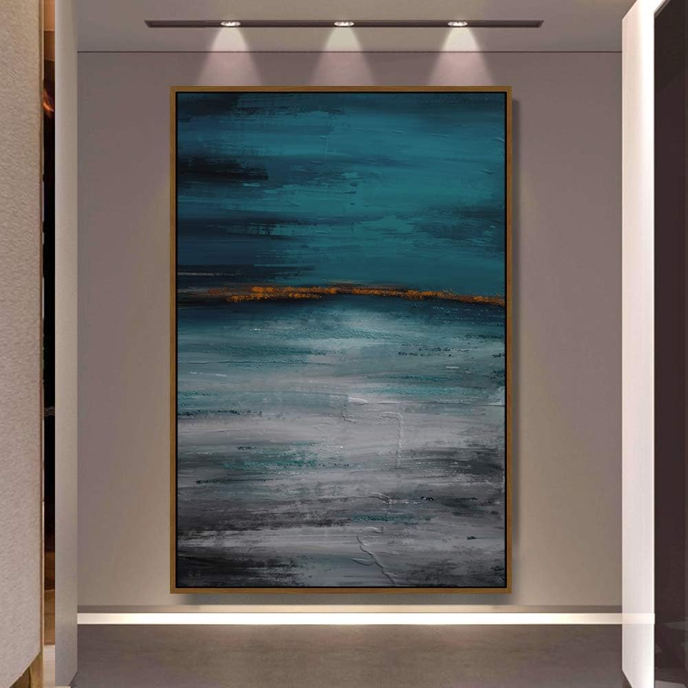 24x36 Framed Canvas Wall Art Abstract Texture V34165