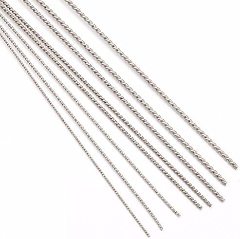 Carburetor Carbon Dirt Jet Cleaner Tool Kit 10 Cleaning Needles with 5 Brushes Pack of 2 H544023