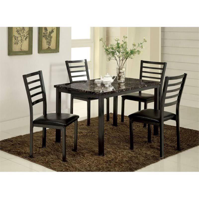 5-Piece Dining Set in Black H433891