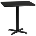 Rectangular Natural Laminate Table Top with Table Height Base C34960