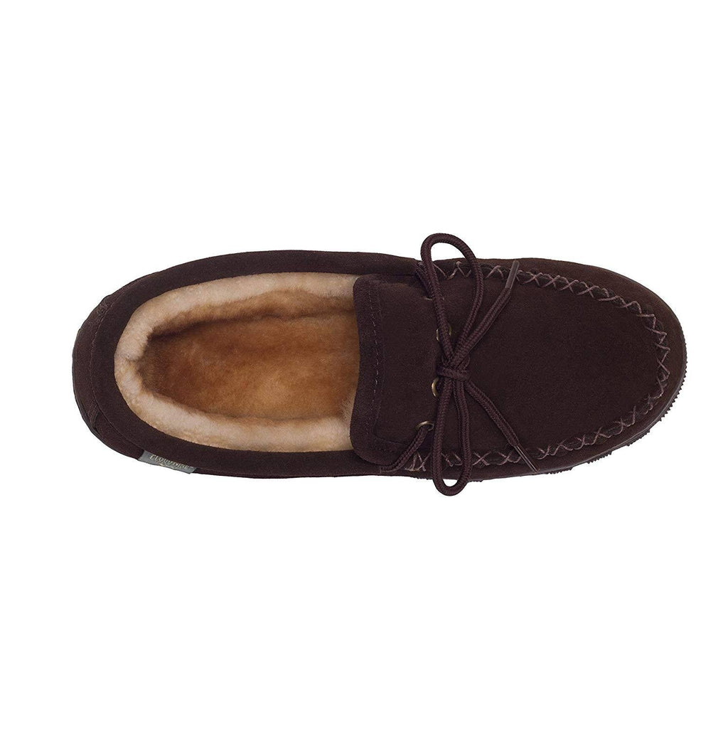 Black Sheepskin Moccasin, Size 13 F49766