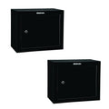 Stackable Locking 18 inch Steel Pistol and Ammo Cabinet Safe (2 Pack) J4502