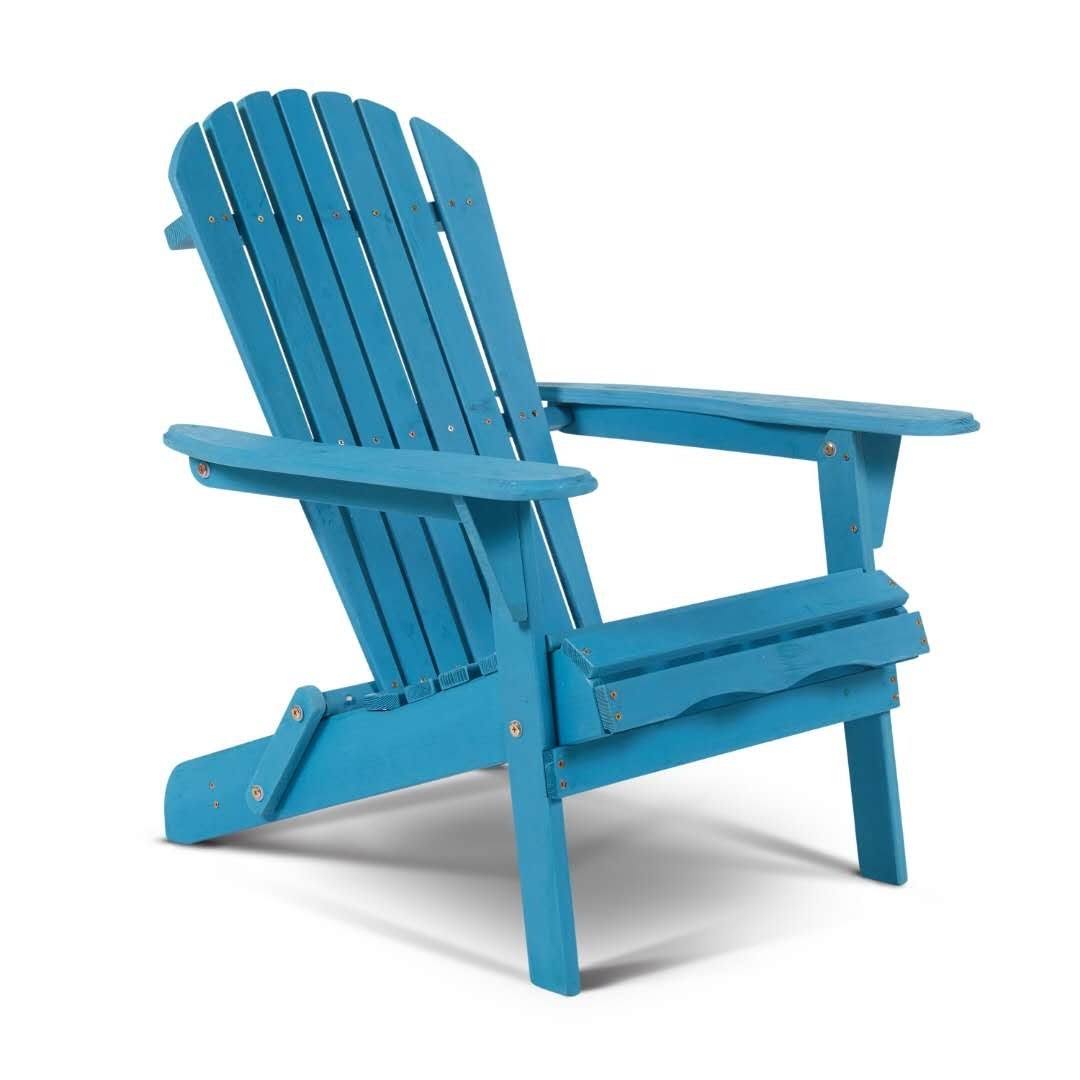 Sky Blue Adirondack Chair Conversation Set of 5 B7611