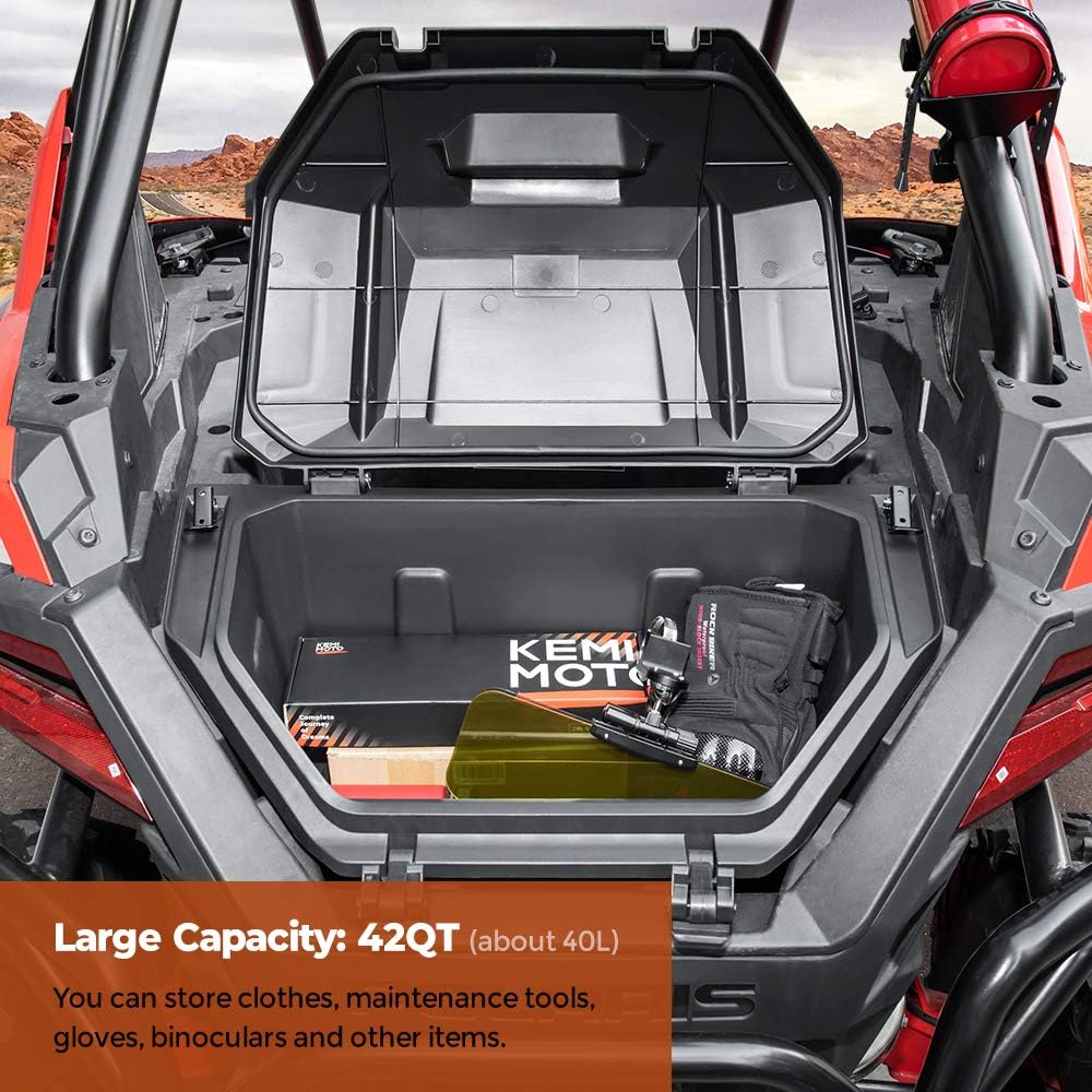 Upgraded Storage Rear Cargo Box with Two Lockable Latches Q9823
