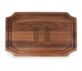 Large Walnut Carving Board with Juice Groove V542