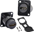 HDMI Panel Mount Connector Female to Female 4K Adapter G8547