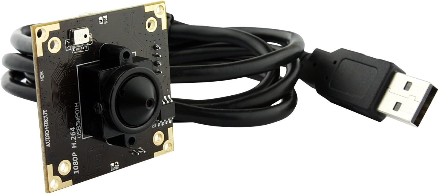 3.0 megapixel WDR USB Camera with 3.7mm pinhole Lens H8918