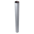 4x22 Dia Unpainted Pellet Vent Pipe F894