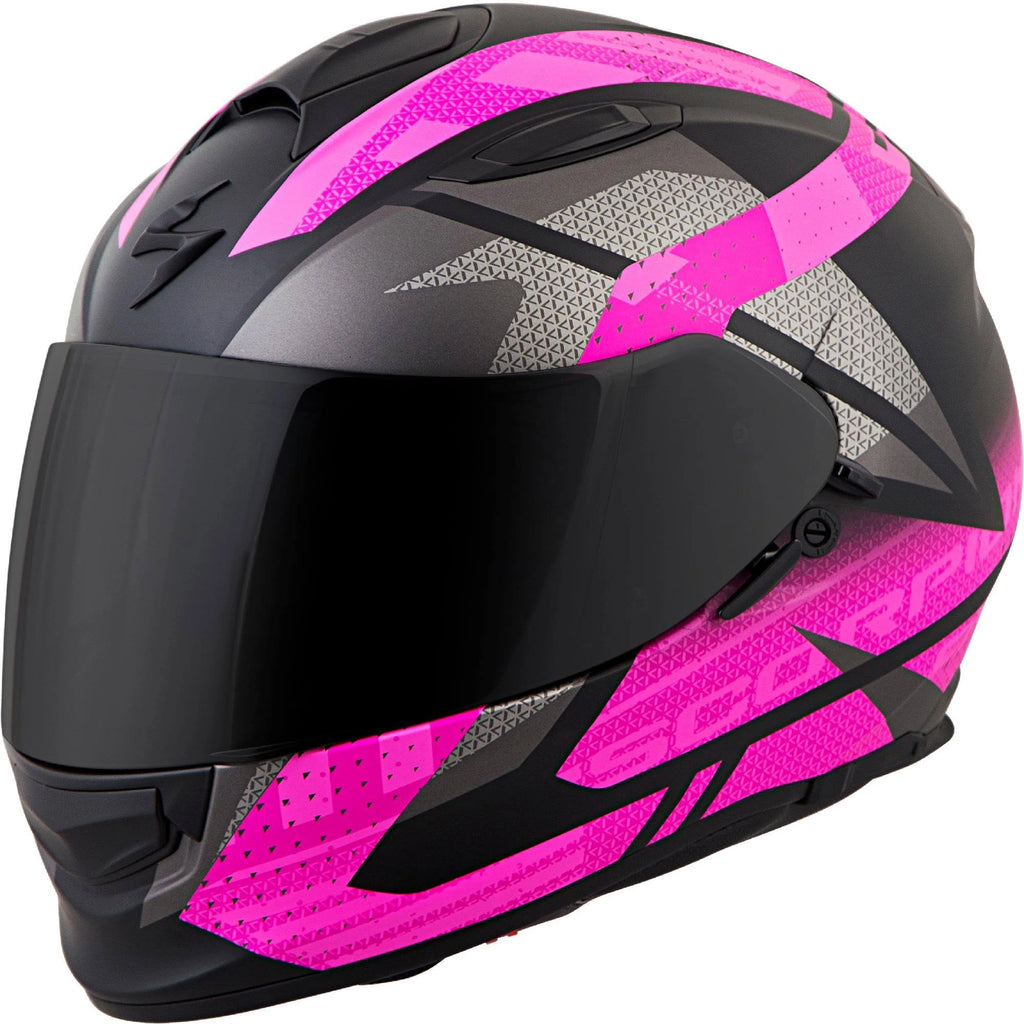 White/Silver Motorcycle Helmet W61672