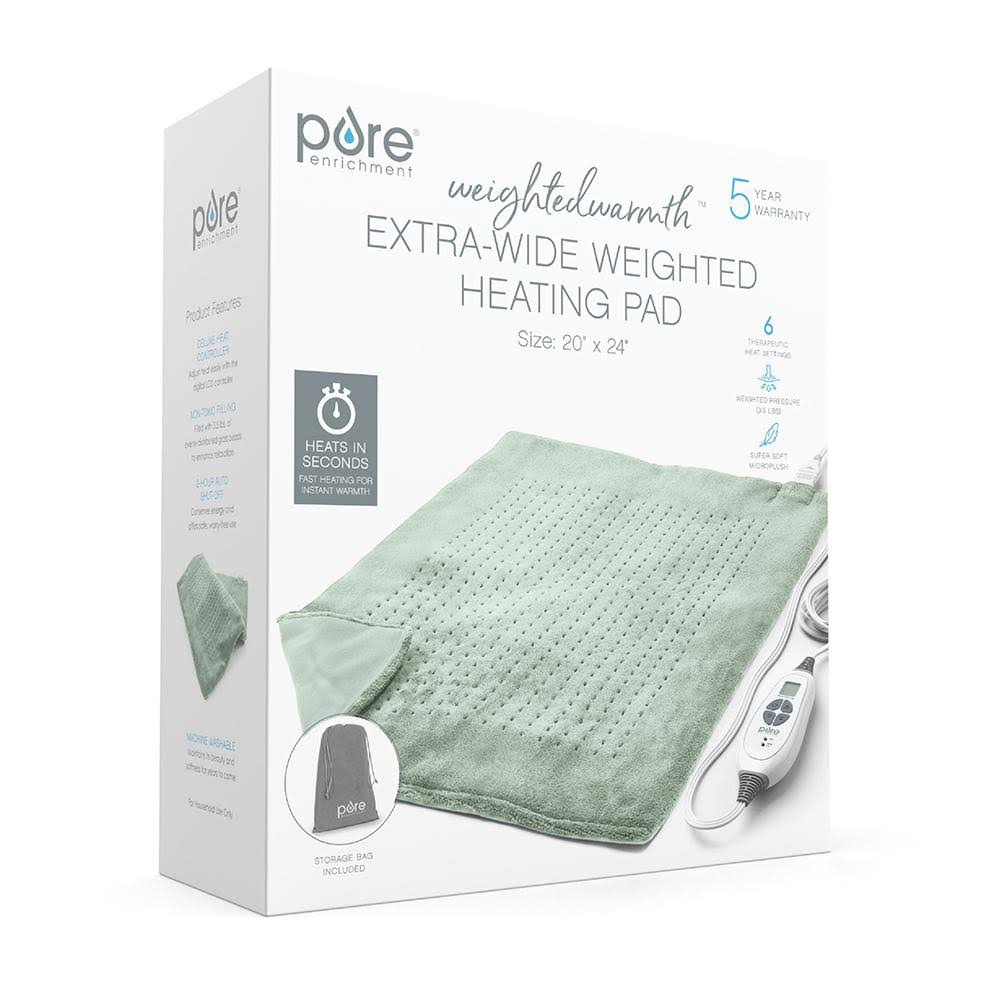 Extra-Wide Weighted Heating Pad P740