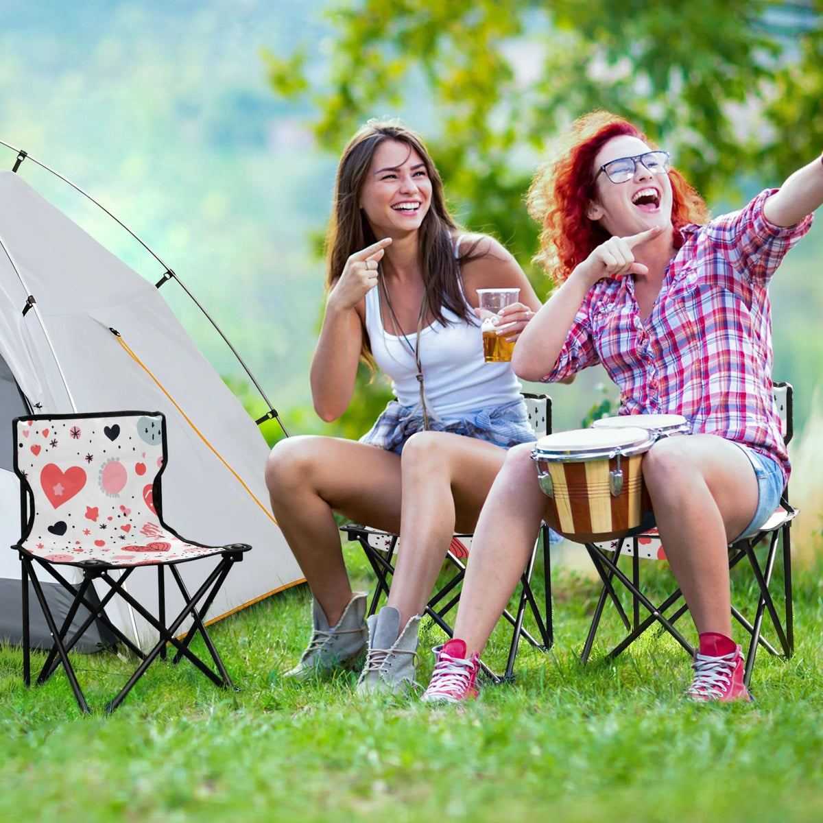 Portable Camping Chair with Carry Bag B6250