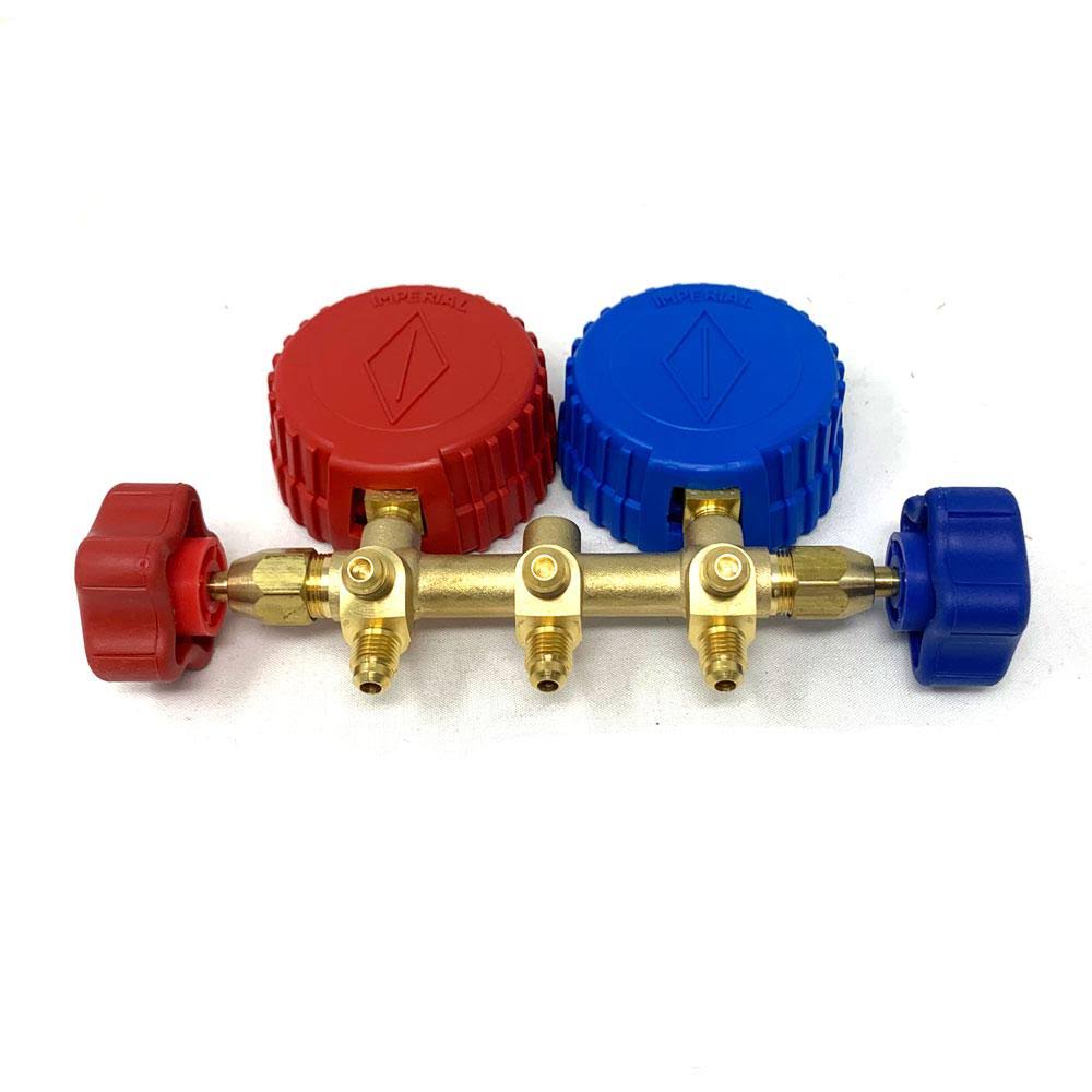 Brass Manifold with 3 Hoses X592