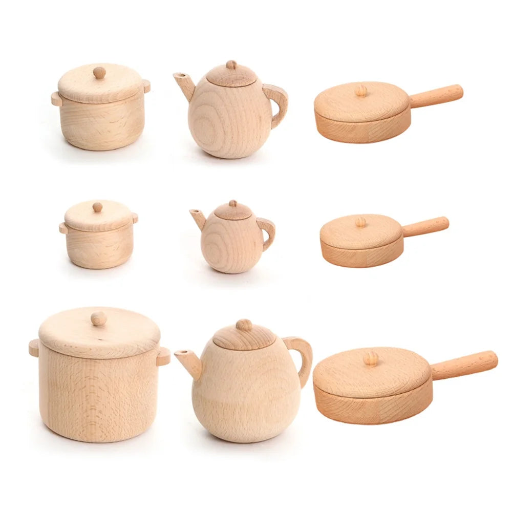 Wooden Kitchen Play Set I87686