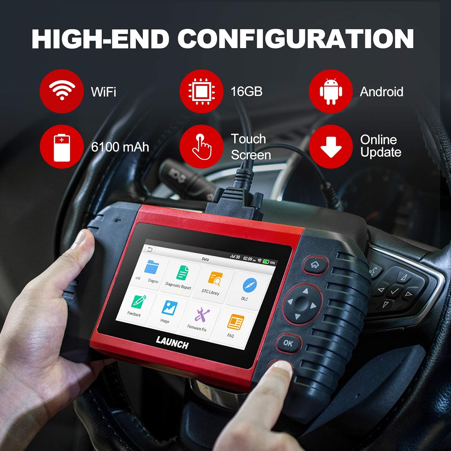 LAUNCH Scanner CRP Touch Pro Elite Full Systems Scan Tool E74730