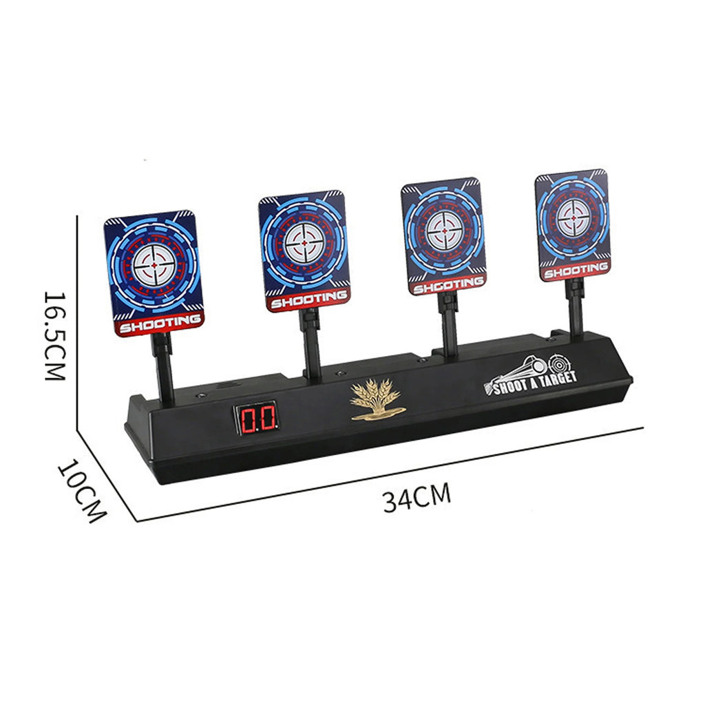 4 Targets LED Light Electronic Scoring Shooting Targets P10075