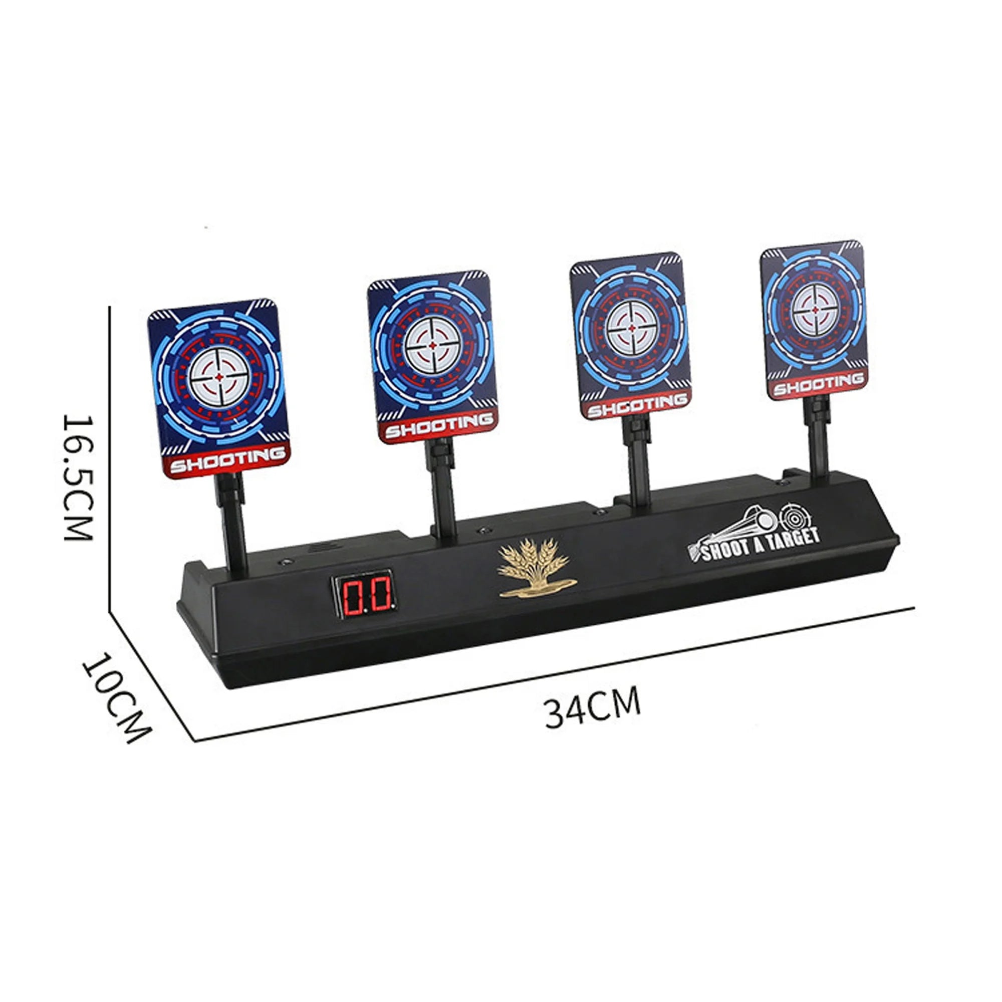 4 Targets LED Light Electronic Scoring Shooting Targets P10075