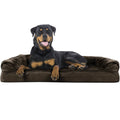 Orthopedic Ultra Plush Sofa-Style Pet Bed, Espresso, Jumbo V297