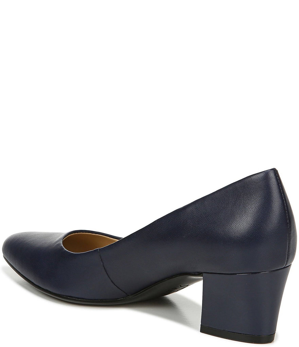 Nude Leather Pumps V938182