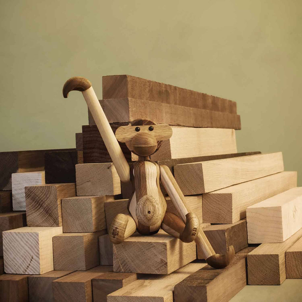 Wooden Monkey Small W836