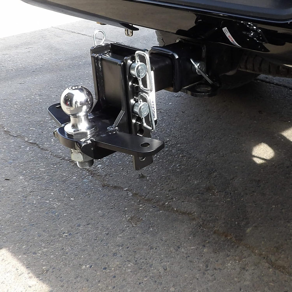 Drop Ball Mount with Sway Control Tabs, 12,000 lbs, Fits 2-1/2" Hitch, 2-5/16" Ball M72010