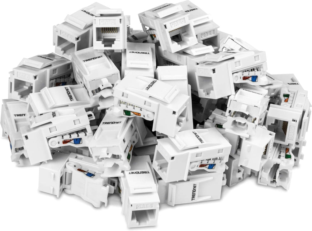Cat6 RJ45 Keystone Jack 50-Pack M9640