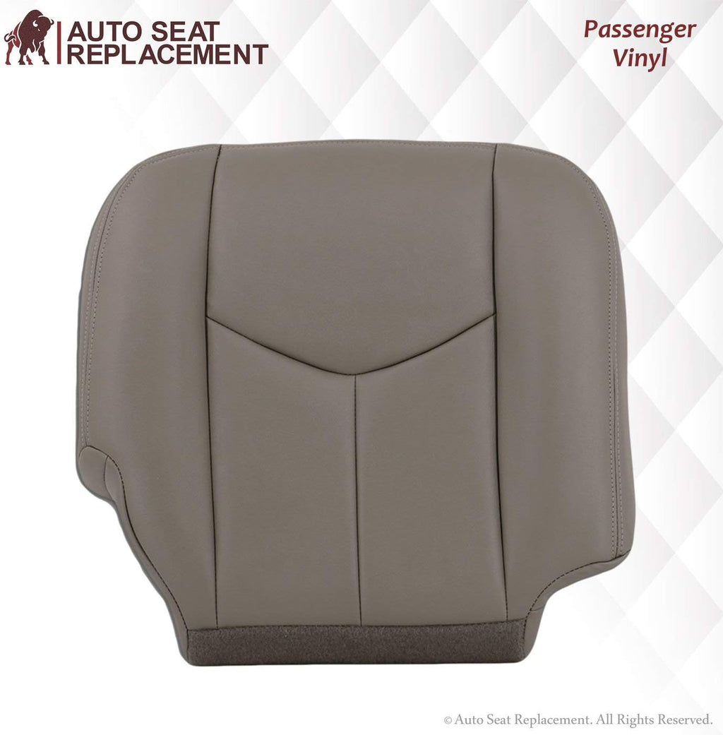 Passenger Synthetic Leather Seat Cover in Pewter Gray A590